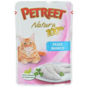 Корм для кошек Petreet Natura, 70 г, белая рыба
