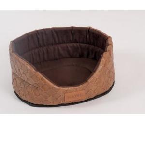 Лежак для собак Katsu Skaj XXL, размер 70х62х25см., коричневый