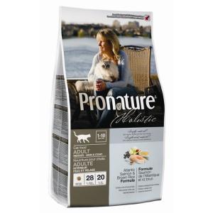 Корм для кошек Pronature Holistic indoor skin & coat, 2.72 кг, лосось с рисом