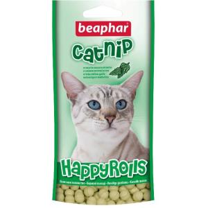 Лакомство для кошек Beaphar Happy Rolls Catnip, Мята, 80 шт.