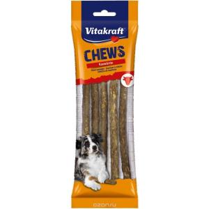 Жевательные палочки для собак Vitakraft Chews, 115 г, размер 20см.