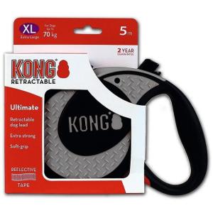 Поводок-рулетка для собак Kong ULTIMATE XL, серый