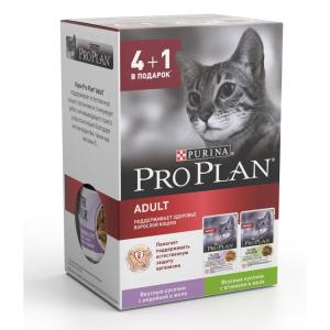 Корм для кошек Pro Plan Adult, 425 г, индейка_ягненок
