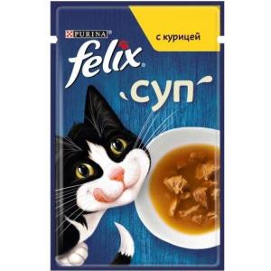 Корм для кошек Felix Суп, 48 г, курица