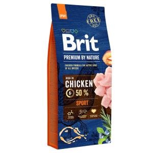 Корм для собак Brit Premium by Nature Sport, 18 кг, курица