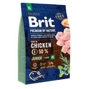 Корм для щенков Brit Premium by Nature Junior XL, 3 кг, курица