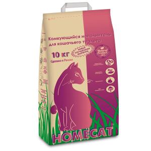 Наполнитель для кошачьего туалета Homecat, 10 кг