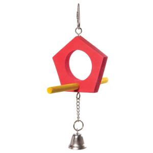 Игрушка для птиц Triol Качели-домик, размер 17.5/20.5х12.5см.