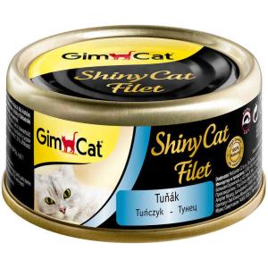 Корм для кошек GimCat ShinyCat Filet, 85 г, Тунца