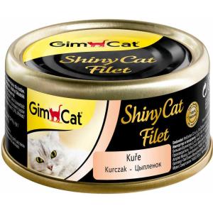 Корм для кошек GimCat ShinyCat Filet, 85 г, Цыпленок