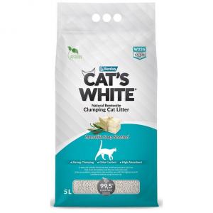 Наполнитель для кошачьего туалета CAT"S WHITE  Marseille soap scented, 4.25 кг, 5 л