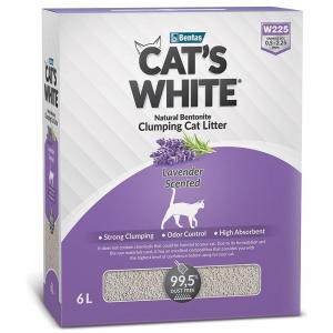 Наполнитель для кошачьего туалета CAT"S WHITE BOX Lavender , 5.1 кг, 6 л