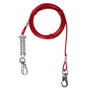 Трос для собак Trixie Tie Out Cable, размер 5м, красный