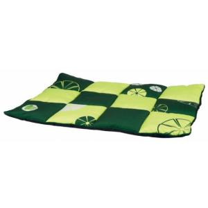 Лежак для собак и кошек Trixie Fresh Fruits L, размер 95×70см., темно-зеленый / лимонный