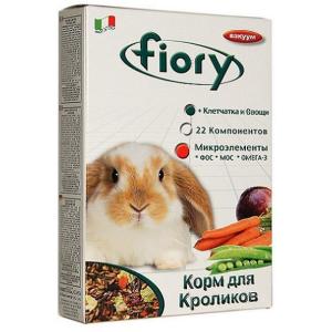 Корм для кроликов Fiory Karaote, 850 г, травы, овощи