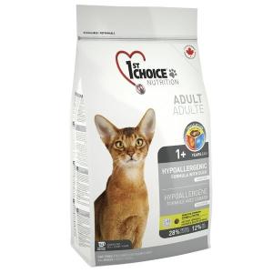 Корм для кошек 1st Choice Hypoallergenic, 5.44 кг, утка с картофелем