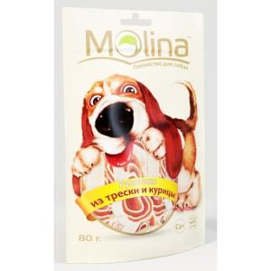 Лакомство для собак Molina, 80 г