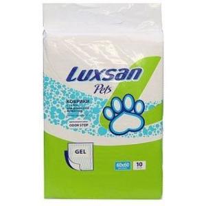 Пеленки для собак Luxsan  Premium Gel, размер 60х60см., 10 шт.