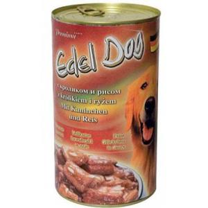 Влажный корм для собак Edel Dog, 1.2 кг, кролик и рис