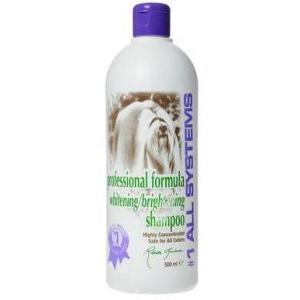 Шампунь для собак и кошек 1 All Systems Whitening Shampoo, 500 мл