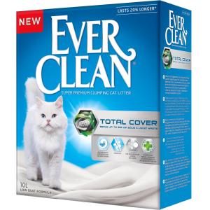 Наполнитель для кошачьего туалета Ever Clean Total Cover, 10 кг