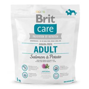 Корм для собак Brit Care All Breed, 1 кг, лосось с картофелем