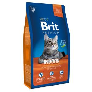 Корм для кошек Brit Premium Cat Indoor, 800 г, курица и печень