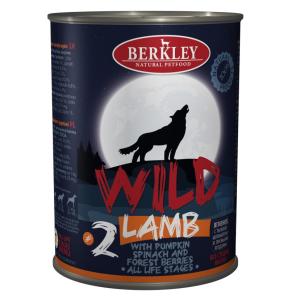 Корм для собак Berkley Berkley Wild #2, 400 г, ягненок с тыквой, шпинатом и лесными ягодами