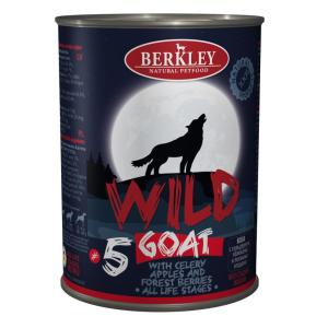 Корм для собак Berkley Berkley Wild #4, 400 г, коза с сельдереем, яблоками и лесными ягодами