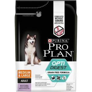 Корм для собак Pro Plan Adult Medium Sensitive, 12 кг, индейка