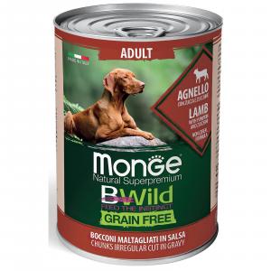 Консервы для собак Monge BWild, 470 г, ягненок с тыквой