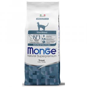Корм для кошек Monge PFB Cat Monoprotein Sterilised, 10 кг
