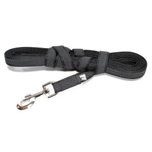 Поводок  для собак JULIUS-K9 Color & Gray  Super-grip, размер 2, черно-серый