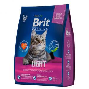 Корм для кошек Brit Premium Cat Light, 800 г, курица