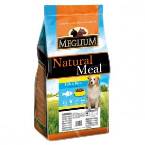 Корм для собак MEGLIUM Sensible, 15 кг, рыба и рис