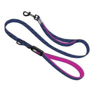 Поводок для собак Joyser  Walk Base Leash S , размер 120x2x1см.,  синий с розовым