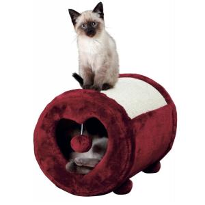 Когтеточка для кошек Trixie Scratching Roll, размер 27х39см., бордовый