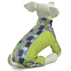 Комбинезон для собак Гамма Спорт XS, размер 21см., зеленый
