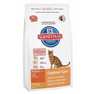 Корм для кошек Hill's Adult Optimal Care, 2 кг, курица