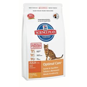 Корм для кошек Hill's Adult Optimal Care, 5 кг, курица