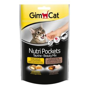 Лакомство для кошек GimCat Nutri Pockets Beauty Mix, 150 г