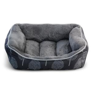 Лежак для собак Triol Сказочный лес S, размер 48х41х16см., серый