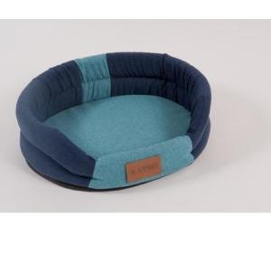 Лежак для собак Katsu Animal M, размер 72х60см., синий/голубой