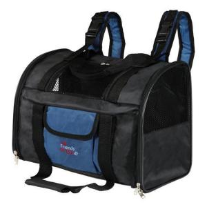 Сумка-рюкзак для собак и кошек Trixie Connor, размер 42х29х21см., черно-синий