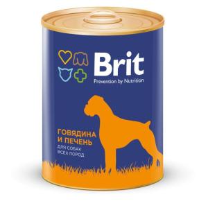 Корм для собак Brit Red Meat & Liver, 850 г, говядина и печень