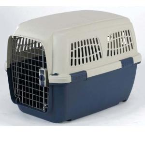 Переноска для собак и кошек Marchioro Clipper Cayman, размер 4, размер 71х50х51см., бежевый/синий