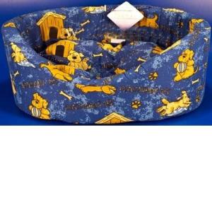 Лежак для собак Бобровый дворик Эксклюзив, размер 1, размер 42х35х16см., цвета в ассортименте