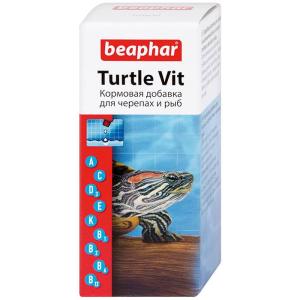 Витамины для черепах, рептилий и рыб Beaphar Turtle Vit, 50 г, 20 мл