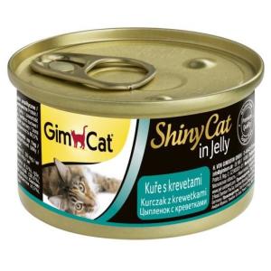 Корм для кошек GimCat  ShinyCat , 85 г, цыпленок с креветками