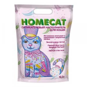 Наполнитель для кошачьего туалета Homecat Волшебные кристаллы, 5.07 кг, 12.5 л